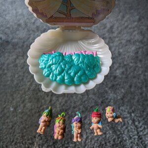 1993 Kenner Fairy Wrinkles Sweet Dreams Glitter Shell Vintage 90s toy